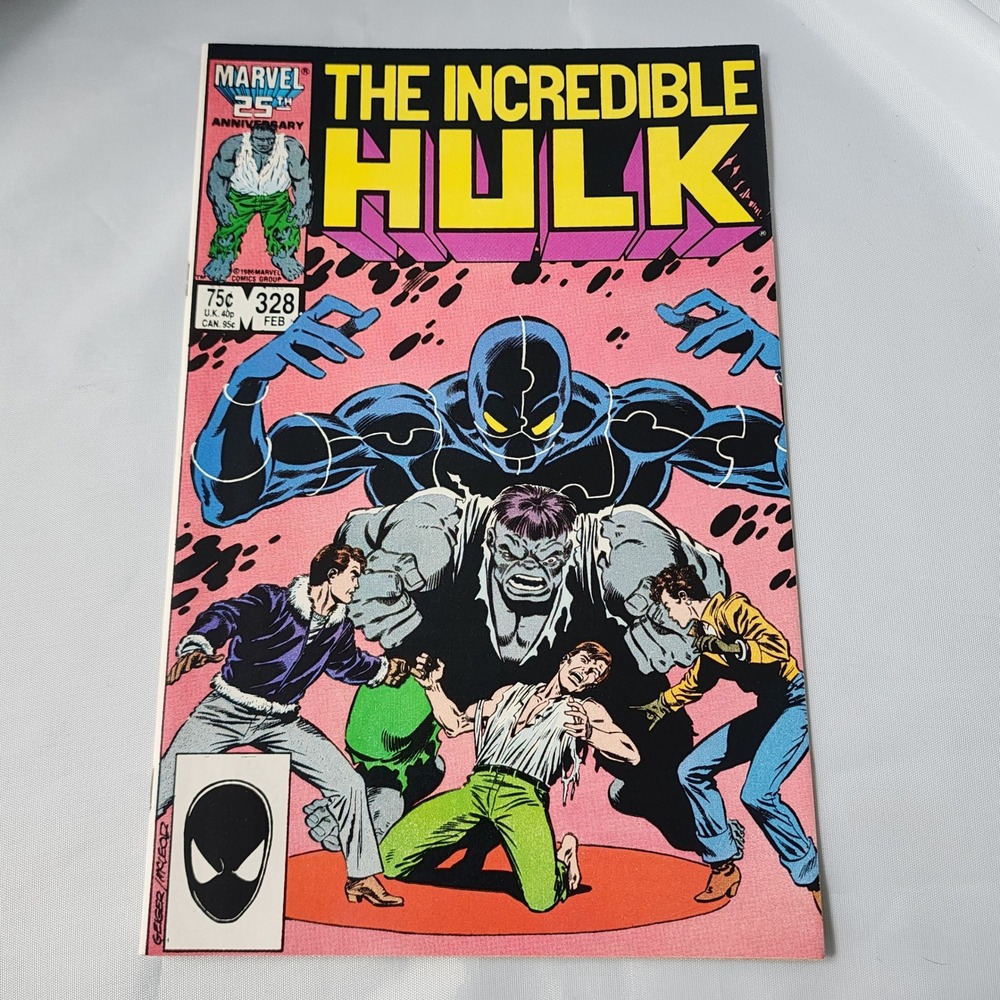 The Incredible Hulk #328 (1986) Marvel Comics 25th Anniversary Comic Book FN Key